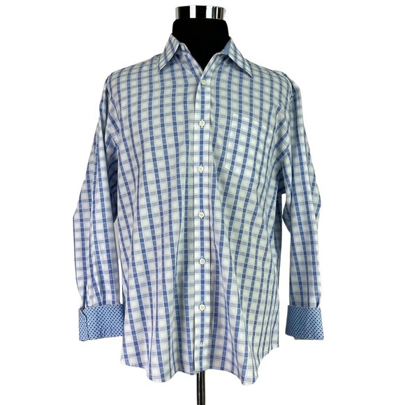 Johnston & Murphy Other - SOLD! Johnston & Murphy Tailored Fit Tartan Plaid Button Down Shirt